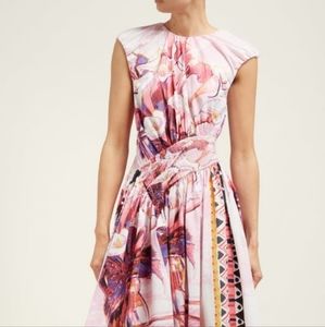 !!SOLD!! NWOT Prada Flower Pot Midi Dress 46IT US 12
